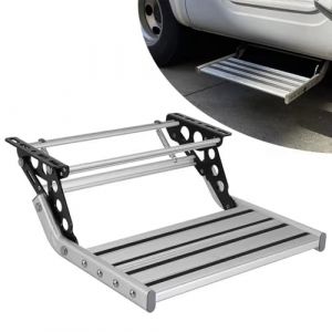 Jargrovs marche pied camping car en alliage d'aluminium,rétractable Camping-Car RV Step,Pédale RV pliante manuelle,charge super résistante 200kg,convient pour camping-cars,caravane camions (Jargrovs, neuf)