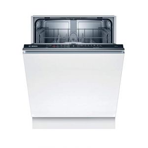 Bosch SMV2ITX22E Série 2 Smart Lave-vaisselle entièrement intégré, 60 cm de large, panier à couverts, séchage supplémentaire par simple pression d'un bouton, point lumineux rouge InfoLight au fond, (To B To C, neuf)