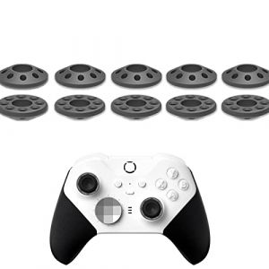 Lot de 10 Anneaux d'amortisseur compatibles avec Xbox Series X-S/Xbox One S X/Xbox 360/ Ps4 / Ps5/ Switch Pro/Scuf Thumbstick Accessoires Aim Assist Ring Motion Control Controller Protector (yothchose, neuf)