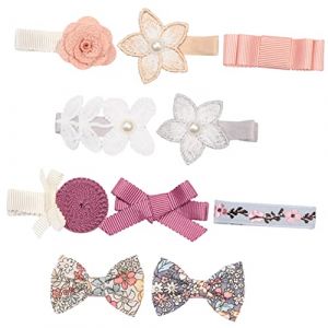 SOIMISS Lot De 10 Barrettes &agrave; Cheveux Pour Filles Petites, Style Ancien, Couleur D&eacute;licate, L&eacute;g&egrave;res Et Solide, Accessoires Pour Gar&ccedil;on Et Filles, Usage Quotidien Et Occasions Sp&eacute;ciales (Star-wish, neuf)