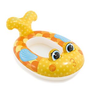 Haberkorn Intex Bateau gonflable pour enfant ou pataugeoire en 3 designs (Jaune/Fish Lady) (✅FR GRENADINE BOUTIQUE✅, neuf)