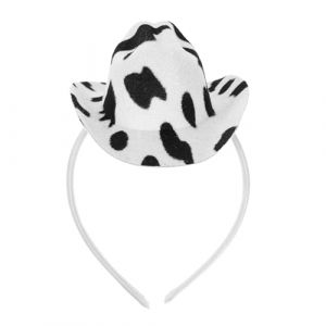 Ipetboom Serrage-T&ecirc;te Mini Chapeau Haut-de-Forme Vintage en Polyester L&eacute;ger Motif 135 CM Style Victorien Accessoire de Carnaval et F&ecirc;te pour Femme Coiffe de D&eacute;guisement R&eacute;utilisable (KinRoZ, neuf)