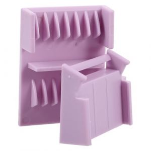 PATKAW Peigne de Guidage Violet pour Tondeuse &agrave; Cheveux Accessoire de Sabot de Coupe Professionnel Dents Arrondies Guide de Remplacement pour Coiffure Pr&eacute;cise et R&eacute;paration des Pointes (iLANG, neuf)