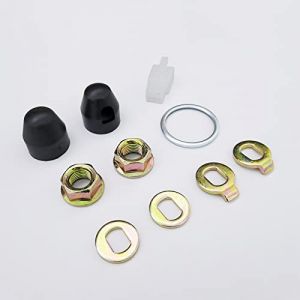 E-Bike &Eacute;crous de moyeu de moteur de v&eacute;lo - Rondelles de s&eacute;curit&eacute; pour roue de v&eacute;lo &eacute;lectrique - &Eacute;crous de verrouillage d'essieu de moteur - Vis (M14 (14 mm) (Young Wolf, neuf)