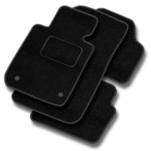 MOTOS tapis voiture en velours standard destiné à Mini Cooper III 2014-2023 - Standard, Tissé, Gris - Découvrez un nouveau confort de conduite avec un jeu de tapis de sol voiture en velours pour votre (MOTOS EU, neuf)