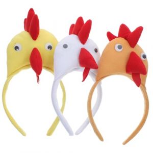 FRCOLOR 3 Pi&egrave;ces Bandeau Poule D&eacute;guisement Halloween Poussins Accessoires Costume Gar&ccedil;on Fille F&ecirc;te Confortable et (Laners, neuf)