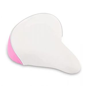 EIRONA Selle de v&eacute;lo large pour enfant - Si&egrave;ge confortable pour les v&eacute;los de fille de 12 &agrave; 20 pouces, les VTT et les v&eacute;los de route, convient pour tige de selle de 22,2 mm, couleur rose (Cycling Lover, neuf)