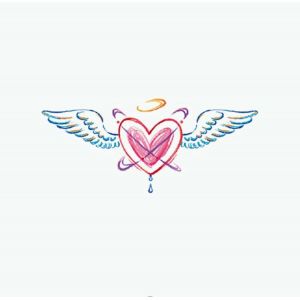 Tatouage Ephemere Tatouages Temporaires Tatouage Temporaire D'Ailes D'Ange De Rêve, Dessin Animé, Mignon, Amour Féminin, Autocollant Permanent, Grandes Et Petites Images (ZhouKouShiXinRuiJianSheGongChengYouXianGongSi, neuf)