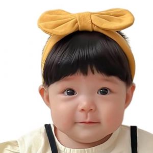 Perruque pour Enfant,Frange &agrave; N&oelig;ud Papillon Perruques Enfant | Accessoires Capillaires Tendances, Coiffures Mignonnes Pour Spectacles, F&ecirc;tes, Maison, Voyage Et Photographie (Huilmy, neuf)