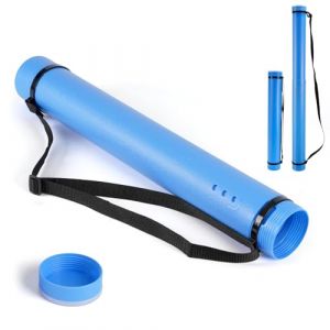 DEWEL Tubes Transport a0,Tube Poster,63&ndash;107cm,Tube Dessin Transport Convient pour Les Photos,Les Affiches et Les flipbooks,Longueur et poign&eacute;e r&eacute;glables,en Plastique.(Bleu) (cathybaobao, neuf)