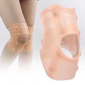 Support de genouillère, support de thérapie magnétique de massage pour le genou, support de genou lavable et réutilisable doux pour la peau et confortable pour les hommes et les femmes (Mateisy, neuf)