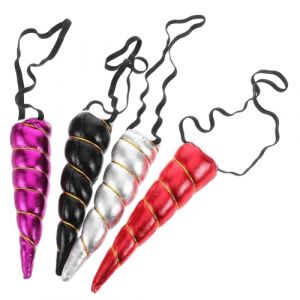 OATIPHO Lot De 4 -T&ecirc;tes Licorne Avec Bandeaux Bandeau En Corne De Licorne Corne De Licorne De F&ecirc;te Pour Adultes Pinces &Agrave; Cheveux Licorne Extensions De Cheveux Chapeaux (Tsun Ki-sung, neuf)
