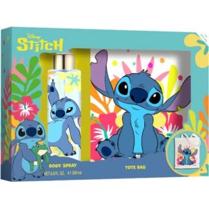 Stitch Coffret cadeau - Spray corporel 200 ml avec parfum tropical et sac, parfum pour enfant et sac - Unisexe (TweezDeal, neuf)