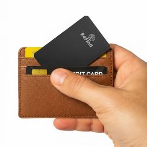 ReFind Carte-Tracker (Uniquement pour Samsung) &ndash; Balise Intelligente Mince et Robuste pour Portefeuilles, Sacs. Carte-Tracker Rechargeable, Compatible avec l'application Samsung SmartThings. (ReFind Commerce, neuf)