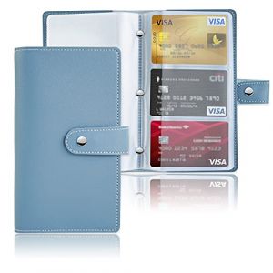 Czzmy 96 Porte Cartes de Visite Carte de Livre PVC Cartes pour Ranger Carte de Visite Cartes Fid&eacute;lit&eacute; Porte Carte de Cr&eacute;dit etc(1-Bleu) (guangzhouchuanzhizhumaoyiyouxiangongsi, neuf)