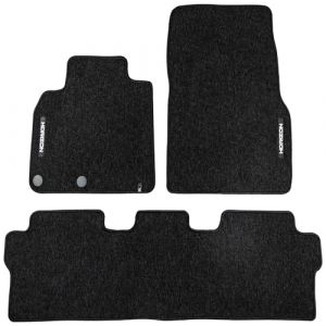 MOTOS Tapis Voiture Velours sur Mesure pour Renault Grand Espace IV 2002-2014, Tapis de Sol Auto avec Fermetures Clip ou Velcro, Tapis de Voiture Granulaire 535gr/m2, Esth&eacute;tique et Confort (MOTOS EU, neuf)