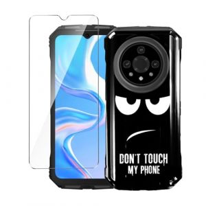 LYZXMY Coque pour Doogee V31 GT 5G (6.58") Noir Housse + 1 x Verre tremp&eacute; Protection &eacute;cran, Souple Silicone &Eacute;tui Protection Bumper TPU T&eacute;l&eacute;phone Case Cover-DUO5 (SLMY, neuf)