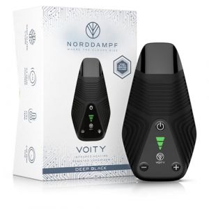 Norddampf VOITY Vaporisateur d'herbes | &Eacute;vaporateur de qualit&eacute; sup&eacute;rieure avec chauffage infrarouge et hybride | Chambre C-Core Nano Glazed | Batterie 1800 mAh | Embout en zircone | Charge rapide (Vaporizer Shopping, neuf)