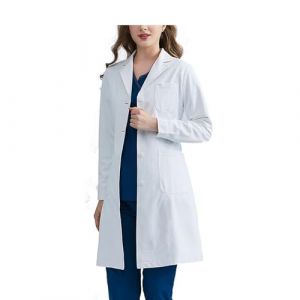 OjpZorynic Blouse Laboratoire, Blouse Blanche Laboratoire Scolaire de Chimie Blouse Manches Longues Blouse Medicale Femme pour étudiants Laboratoire Scientifique Infirmière Cosplay(S) (Shenzhenshiwanjiayuan, neuf)