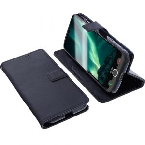 foto-kontor &Eacute;tui Compatible avec Doro Aurora A30 / A31 Protection Book Style Case Housse Portefeuille pour t&eacute;l&eacute;phone Smartphone Coque &agrave; Rabat Support Pochette Noir (Foto-Kontor, neuf)