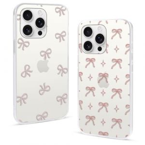 2 Pi&egrave;ces Transparent Coque pour Samsung Galaxy S22 Plus 5G 6,6",Cartoon Doux Arc Noeud Motif Aesthetic Dessin Fille Housse &Eacute;tui Ultra Mince TPU Antichoc Bumper Case pour Samsung S22 Plus 5G,Cartoon (SiChuanShengWenChuanXianYiMeiWenHuaChuanMeiYouXianGongSi