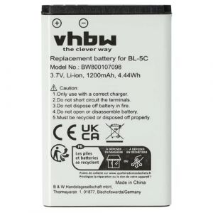 vhbw 1x Batterie Compatible avec Philips Avent SCD600/10, SCD610, SCD600 Moniteur b&eacute;b&eacute;, babyphone (1200mAh, 3,7V, Li-ION) (ElectroPapa, neuf)