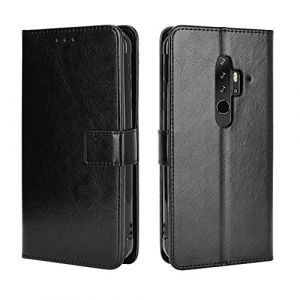 Coque pour Blackview BV6300 Pro &Eacute;tui &agrave; Rabat en Cuir PU Portefeuille Housse Simili Cuir Flip Cover Magn&eacute;tique Anti-Choc avec Fonction Stand Etuis Compatible avec Blackview BV6300 Pro, Noir (BaiFu-EU, neuf)
