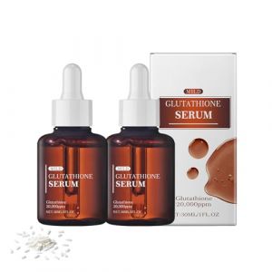 S&eacute;rum au glutathion avec 20 000 ppm de glutathion, anti-taches et teint irr&eacute;gulier. S&eacute;rum visage anti-&acirc;ge &agrave; la niacinamide &agrave; l'acide hyaluronique. Hydrate, illumine et am&eacute;liore l'&eacute;lasticit&eacute; (2CPS) (CongRong-Shop, neuf)