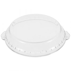 UKCOCO Couvercle Micro Ondes: 10" couvre plat micro ondes en verre Couvercle de Protection Anti-&eacute;claboussures Transparent avec Double Poign&eacute;e pour R&eacute;chauffer et Cuire &agrave; la Vapeur (Fruitscher, neuf)