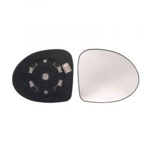 Verre de r&eacute;troviseur droit chauffant compatible avec Renault Twingo 2 phase 1 2007-2011 (repiauto, neuf)