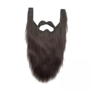 rockible Lot de 2 Accessoires Fantaisie pour Déguisement de Longue Barbe, Barbe de Gnome Nain, Déguisement D'Halloween pour Adulte et Enfant, Poils Du Visage P (motokitio, neuf)