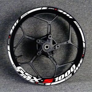 Kit d'autocollants Autocollant De Roue De Moto Autocollant Étanche pour Suzuki GSXS1000 Gsxs/1000/R/S1000/S Autocollant Réfléchissant De Jante(Style 10) (xiaochuan555, neuf)