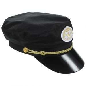 LRXIYODE Chapeau Capitaine Coton pour Fête Cosplay Marin Garçon Fille Accessoire Costume Confortable et Léger pour Performance Scène et Soirée Yacht (XPWU, neuf)