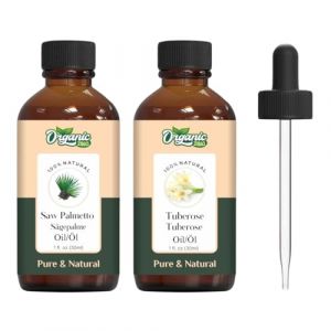 Organic Zing Combo d'huile : Saw Palmetto (Serenoa repens) - 30 ml/1,01 fl oz & tub&eacute;reuse (polianthes tub&eacute;reus) huile - 30 ml/1,01 fl oz (24x7healthstore, neuf)