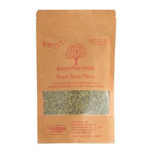 BanyanTree Foods Graines de fenouil (150g), fenouil entier, 100% naturel | Fennel Seeds ~ All Natural (BanyanTree Foods, neuf)