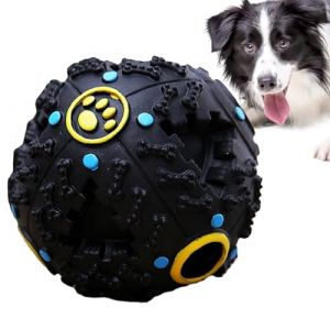 Boule de rire pour chien - Balle interactive pour chien Fetch qui fait un bruit - Jouet &agrave; m&acirc;cher pour chiens de petite, moyenne et grande taille - Parfait pour soulager le stress - Avec jouet (winzuasl, neuf)