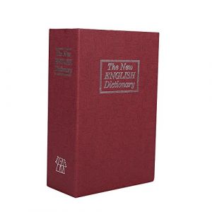 Coffre-fort en forme de livre, Coffre Fort Discret Cachette, Coffre-fort de rangement secret, Bo&icirc;te de Rangement s&ucirc;re de Dictionnaire avec Serrure &agrave; Combinaison pour Stocker Argent, Bijoux, Cl&eacute; (KnowStoree, neuf)