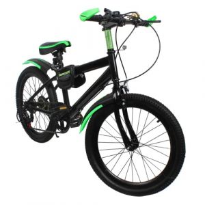LENJKYYO VTT 20 pouces, 7 vitesses pour enfant gar&ccedil;on et fille, hauteur r&eacute;glable, avec garde-boue, v&eacute;lo adolescent pour 6 &agrave; 12 ans (Yvveki, neuf)