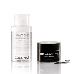 COCUNAT - Eau Micellaire Démaquillante + Absolute - Pack Composé d'une Puissante eau Micellaire Démaquillante et d'une Crème Anti-âge Régénérante - Nettoie Détoxifie - Hydrate la Peau (COCUNAT, neuf)