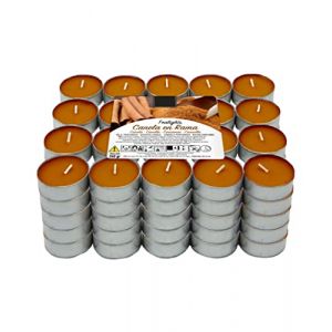 Lumar Aromatic Bougies chauffe-plat parfum&eacute;es (Cannelle en branche, pack de 100 bougies) (Comfort House SL, neuf)