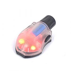 Tactique Casque Lumière Infrarouge Militaire Airborne Survival Light Camping en Plein Air Flash Light avec Magic Tape Support Rapide Casque Rescue Light (LEJUNJIE, neuf)
