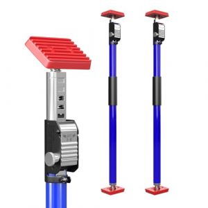 3-H Etai Telescopique Reglable 2pcs 75-133cm, &Eacute;tai de Porte Tout Acier &Eacute;pais | Charge Max 75kg | &Eacute;tai de Soutien T&eacute;lescopique pour Plaque de Pl&acirc;tre, Cadre de Porte, Installation d'armoire, Bleu (IGLAMOUR STORE, neuf)