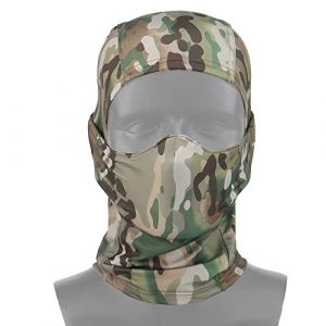 WarmHeartting Cagoule Respirante Masque en Silicone Style Ninja Couvre-Chef Tactique Gen 2 avec Protection int&eacute;grale du Visage Capuchon de Doublure de Casque pour la Chasse Airsoft Cyclisme (YY Outdoor Shop, neuf)