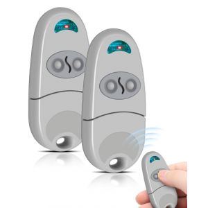 Telecommande Portail 433.92 MHz, Télécommande de Portail, 2 Boutons, Télécommande Porte de Garage, Bip Portail Remote Control Badge Portail (shangbaiyi, neuf)