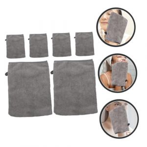 Gatuida 6 pièces Lingettes Démaquillantes Microfibre Réutilisables Gants Nettoyage Visage Doux et Efficaces Accessoires Beauté pour Pores et Exfoliation Lavables et Portables Gris Noir (Brandon Zou, neuf)