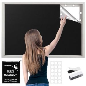 Store occultant sans percage, 100% Blackout Rideau Occultant sans Percage pour Chambre, Stores occultants pour bébé, 300 x 145cm à découper à n'importe Quelle Taille (YHONG-EU, neuf)