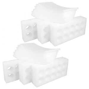 STOBAZA Mousse D'exp&eacute;dition D'&oelig;ufs : 6 Ensembles De 30 Grilles Plateau en Mousse pour &OElig;ufs De Cartons D'&oelig;ufs De Caille Caisses &Agrave; &OElig;ufs Bo&icirc;te Porte-&OElig;ufs en Mousse &Eacute;paisse Plateau (Vitong, neuf)