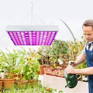 LED Lampes de croissance horticolesSpectre complet Lampes pour plantes, Idéale pour chambre de culture, Serre, Plantes D'intérieur, Fleurs et Légumes, Semis, Floraison et Résultats (45W) (GULIUK, neuf)