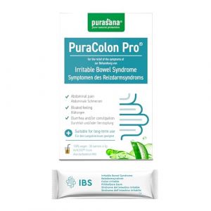 Purasana&reg; PuraColon Pro &ndash; 30 Satchets avec 250mg Aloe Vera AVH200&reg; &ndash; Soulage le Colon Irritable, la Constipation et Favorise la Detox du Colon (PURASANA, neuf)