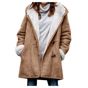 Manteau Long Marron Femme Veste Simili Cuir Femme Veste Aviateur Femme Caban Court Femme Bleu Marine Veste Legere Femme Manteau Long Rouge Trench A Capuche Impermeable Manteau Mi Long Noir Manteau (LIUlake77, neuf)
